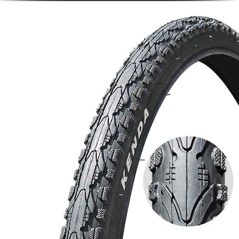 Inner and outer tires of 24-inch mountain bikes